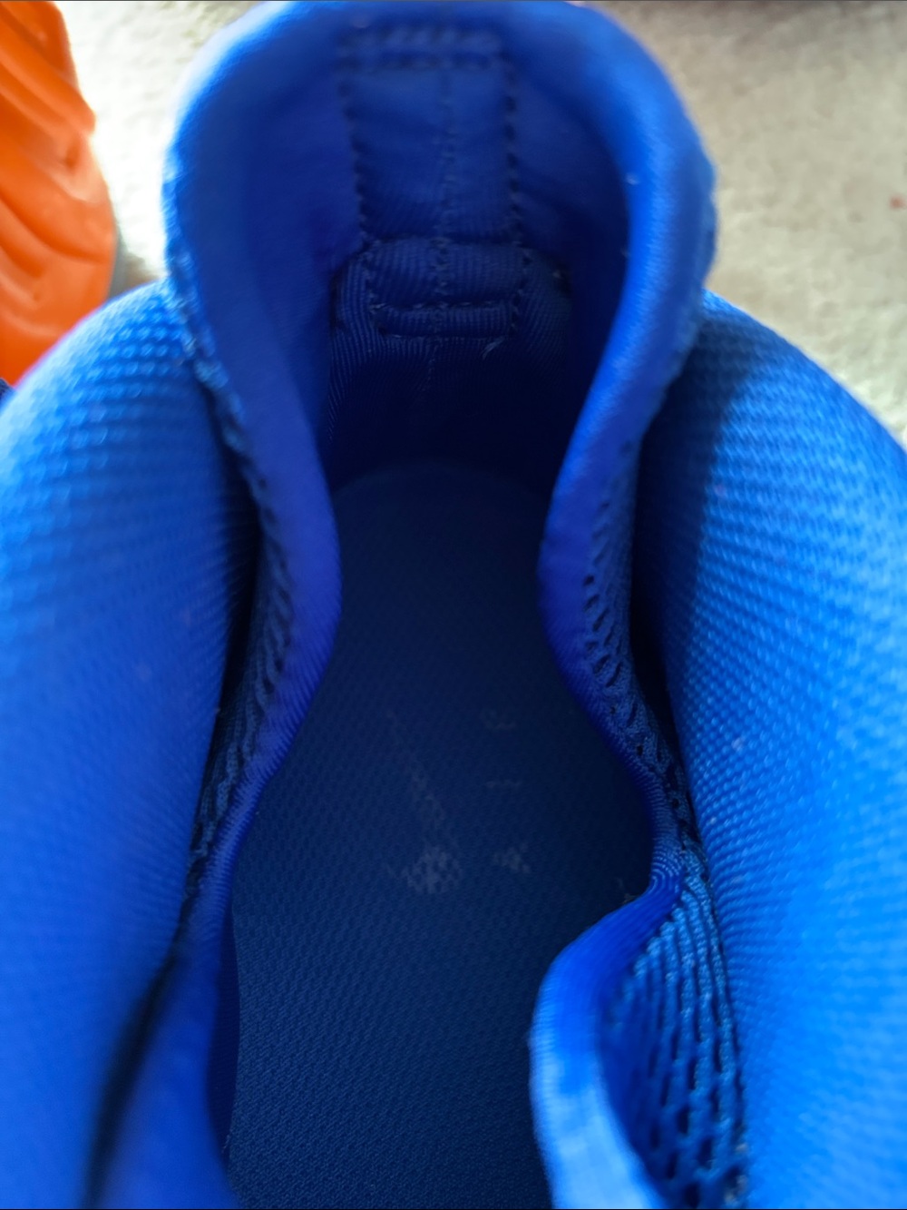 Nike Air Foamposite One Men’s Sneakers Blue and Orange - 10.5 - Picture 15 of 16